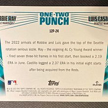 Robbie Ray/Luis Castillo - 2023 Topps #12P-24 - One-Two Punch