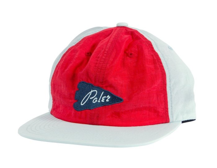 =CodE= POLER COASTAL FLOPPY SNAPBACK 電繡棒球帽(白紅)615006.老帽戶外.男女