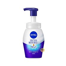 【JPGO】日本製 花王Kao 妮維雅 NIVEA 弱酸性 泡沫洗面乳 150ml~清爽潔淨(藍)#587