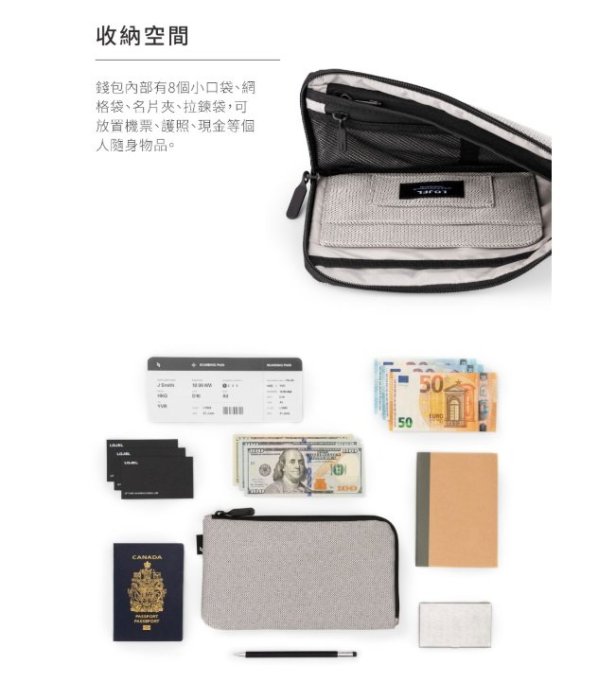 LOJEL Travel Wallet 護照夾【E】出國用品 生日禮物 聖誕禮物 (二色)