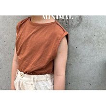 S~XL ♥上衣(土色) MINIMAL-2 24夏季 MIA40425-100『韓爸有衣正韓國童裝』~預購