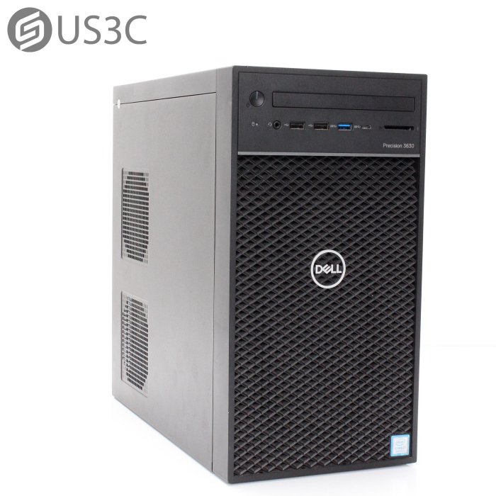 【US3C-台南店】DELL Precision 3630 Tower i7-8700 4G 256G SSD 塔式工作站 電腦主機 二手桌上型電腦