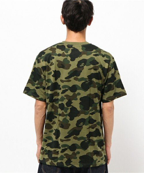 Una Avenue*日本 A BATHING APE 1ST CAMO COLLEGE TEE 全迷彩短T BAPE