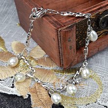 珍珠林~六顆珍珠手鏈~純正天然淡水珍珠#103+1