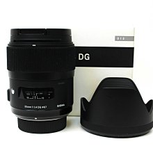 【台南橙市3C】Sigma 35mm f1.4 DG HSM ART for  Nikon 二手 單眼鏡頭 #82249