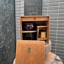 【一点會古美術】茶箱道具組 日本 茶道 茶碗 泡茶 茶文化 裝飾 裝潢 擺飾 收藏 無底價