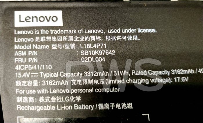 【全新原廠 聯想 Lenovo X1 X1C Yoga 第7代 第四代 原廠 電池】2019 2020 L18M4P72