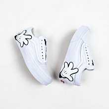 VANS X Disney Old Skool 白色 米奇 休閒運動帆布板鞋 男女鞋 VN0A38G1UNC