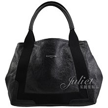 【茱麗葉精品】全新精品 BALENCIAGA 巴黎世家 542017 壓印LOGO仿舊小羊皮托特包.黑 預購無現貨