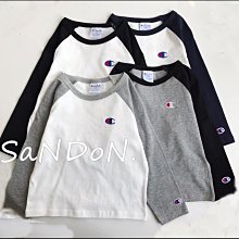SaNDoN x『Champion』撞色經典logo布標設計棒球小孩尺寸短tee SLY 230223
