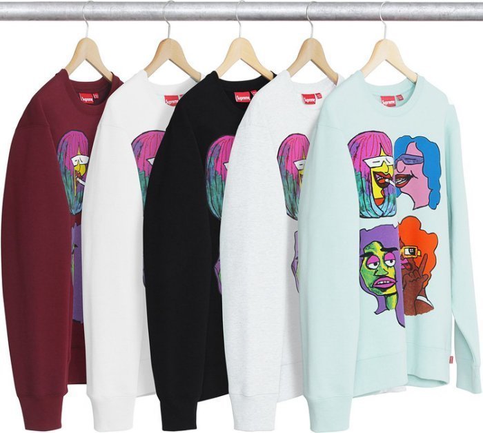 Supreme Gonz Heads Crewneck-