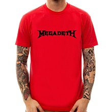 Megadeth Logo短袖T恤-3色 麥加迪斯吉他團搖滾金屬龐克美國進口ROCK THRASH METAL 290