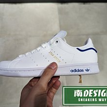 南🔥2022 7月 ADIDAS OG STAN SMITH 金釦 男女款 皮革 復古 休閒 白 寶藍 GW0489