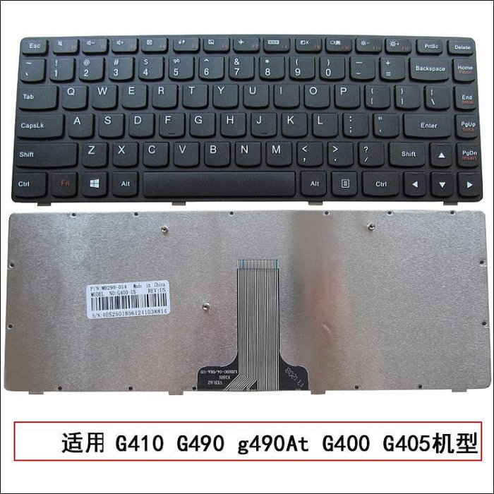 適用聯想G470 G460 G475 V480 G480 G490 B470 B490 M490鍵盤Y480