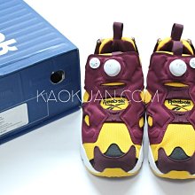 【高冠國際貿易】REEBOK INSTA PUMP FURY OG IRON MAN 酒紅 黃 鋼鐵人 V62247