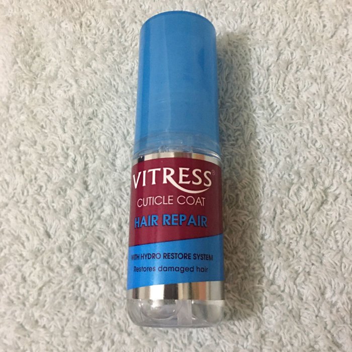 全新VITRESS CUTICLE COAT Hair Repair菲律賓必買 香氛護髮 順髮露 修護 藍色包裝30ml已過期