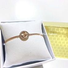 就愛精品店❤️ MICHAEL KORS 玫瑰金色 MK logo 圈鑽裝飾手鍊禮盒 #MKJX7321791