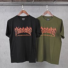 【HYDRA】Thrasher Black Flame T-Shirt 火焰 Logo 短T【TS31】