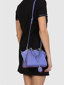真品  FENDI 3 JOURS MINI    藍紫  肩背 手提 兩用包