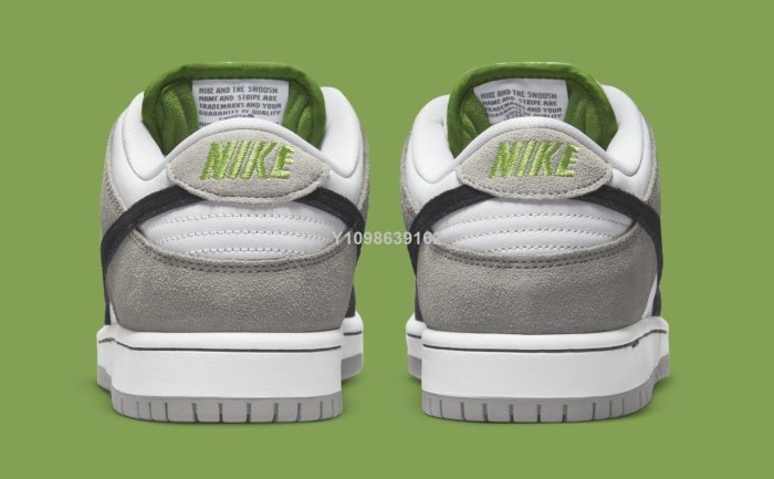 代購】Nike SB Dunk Low “Chlorophyll”黑灰葉綠素防滑低幫休閒滑板鞋