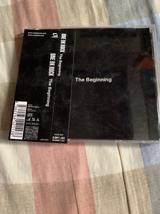 One OK Rock- 日版單曲 CD The Beginning 側標附