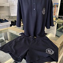 Moncler 國外直送 低調時尚 LOGO立體設計 polo衫+短褲 套裝