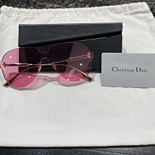 ＊金選名店＊Christian Dior＊粉紅鏡片太陽眼鏡＊特價出清