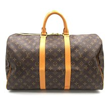 LV 路易威登 M41418 Keepall  45 手提包 棕色 老花 日本現貨 包郵包稅 9.5成新【BRAND OFF】