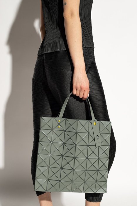 折扣預購】23春夏BAO BAO ISSEY MIYAKE Lucent One-Tone幾何托特包卡其