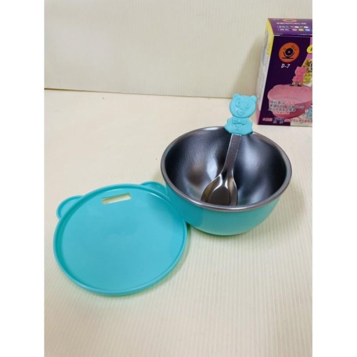 兒童餐具 兒童碗 隔熱碗 防燙碗 ((O-DAY))430(18-0)不鏽鋼雙層隔熱兒童碗11cm(ㄧ入)
