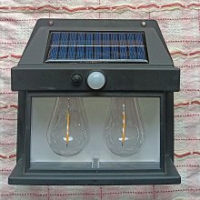 《省您錢購物網》全新~太陽能壁燈(2燈泡)