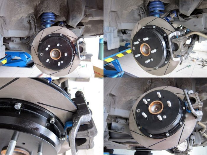 HHC BRAKES Ford 福特 Focus MK 2 3 專用 單片 後加大碟盤 325mm