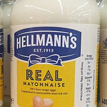 一次買2瓶 單瓶249英國Hellmanns美乃滋(Real 經典原味) 400g 最新效期2024/9 REAL mayonnaise 單瓶價