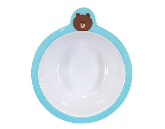 【傳說企業社】碗 LINE friends 熊大 兔兔 莎莉 3入 兒童 餐碗 餐具 組合 正版韓國進口授權