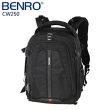 【百諾】BENRO cool walker pro CW250 酷行者專業系列  雙肩攝影背包 (黑色) 公司貨