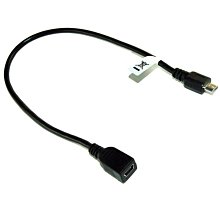 小白的生活工場*FJ US2008 Micro USB 轉 mini 5pin (母) /25cm