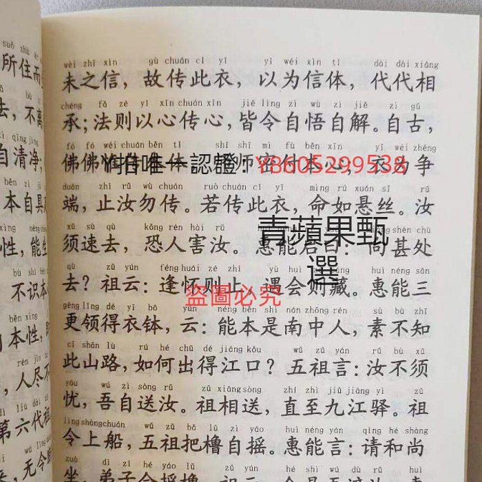 佛經 六祖壇經簡體注音版弘化常誦佛經讀誦本經書結緣書六祖大師法寶壇