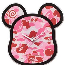 【日貨代購CITY】BAPE APE ABC BE@RBRICK WALL CLOCK 迷彩 時鐘 3色 現貨