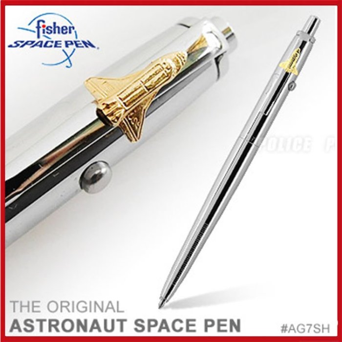 Fisher Astronaut Space Pen 太空人系列筆-銀殼# AG7SH【AH02148】99愛買