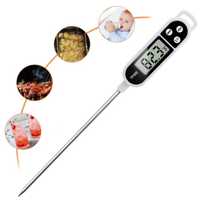 【優的】數位水溫計 筆式探針溫度計 烘焙烤肉 食品溫度計 牛奶測溫計 水溫油溫測量計
