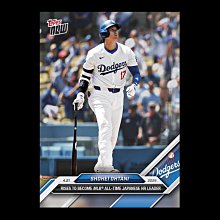 [一日限定] 大谷翔平 日本人全壘打紀錄 2024 Topps now