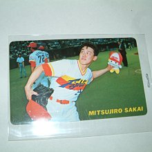貳拾肆棒球-日本職棒日本火腿酒井光次郎1991 Calbee 特別卡