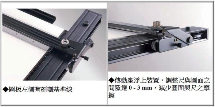 固迪GOODLY KE5-A2 (50 x 70 x 3cm)桌上型平行儀製圖桌--室內設計乙級證照考試專用製圖板--