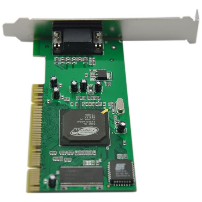 5Cgo【現貨】全新ATI Rage XL PCI 8MB拖機/伺服器/工控電腦獨立顯示卡15pin VGA台灣芯片含稅