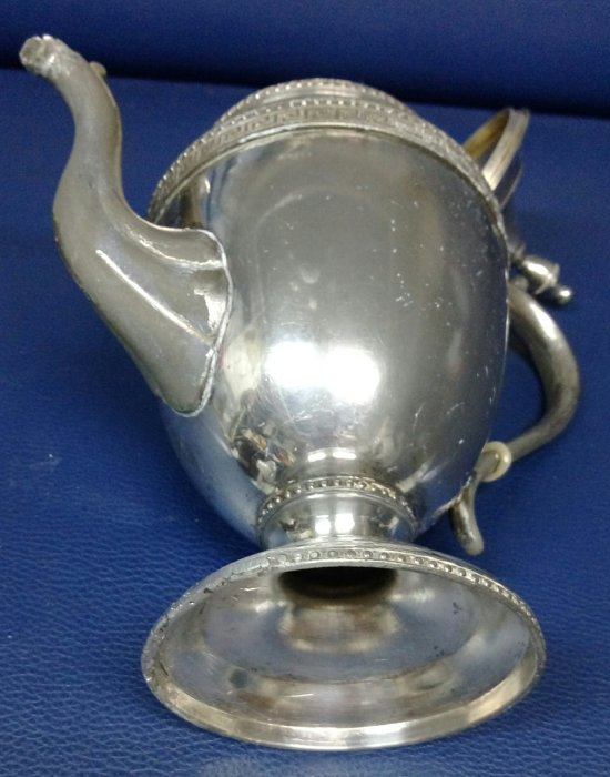 89英國鍍銀茶壺組Vintage Victorian tea coffee pot & milk jug creamer