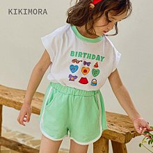 3~15 ♥套裝(GREEN) KIKIMORA-2 24夏季 KKM240520-034『韓爸有衣正韓國童裝』~預購