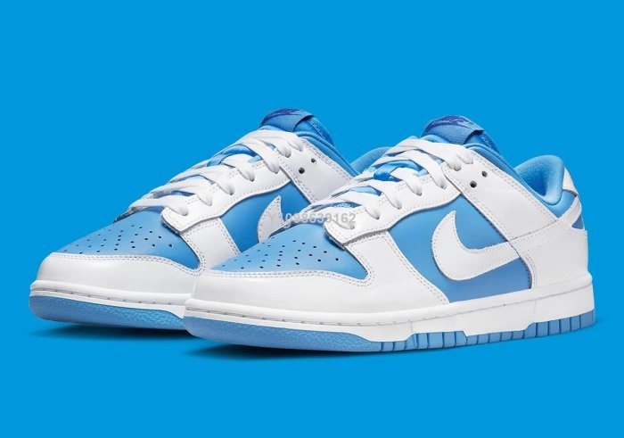 代購】Nike SB Dunk Low“Reverse UNC”反轉北卡藍白藍低幫時尚百搭滑