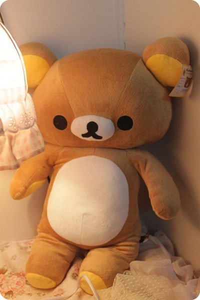全新 日本 拉拉熊 懶懶熊毛絨公仔娃娃布偶 玩偶+毛毯 空調毯k44