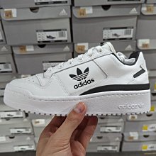 南◇2022 4月 adidas FORUM BOLD 白黑 厚底 皮革 三葉草 復古 休閒 女鞋 GY5921