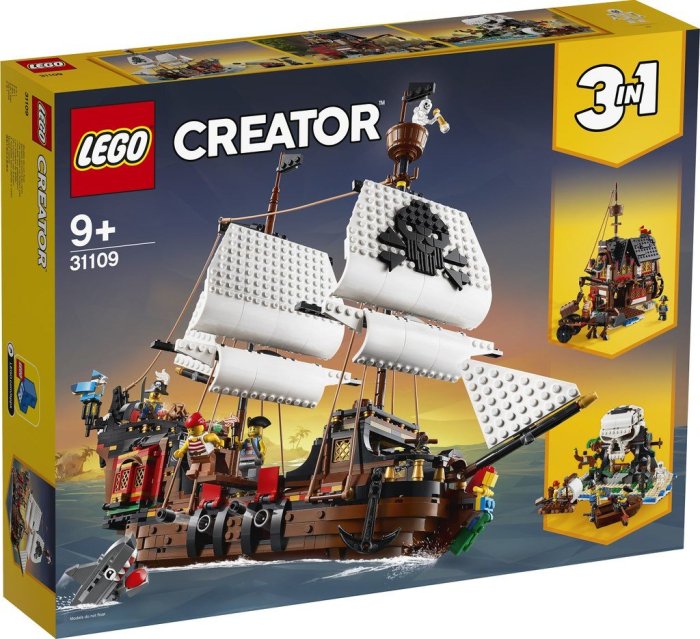 全新 LEGO 樂高 31109 Creator 3合1創作系列 海盜船 全新未拆 公司貨